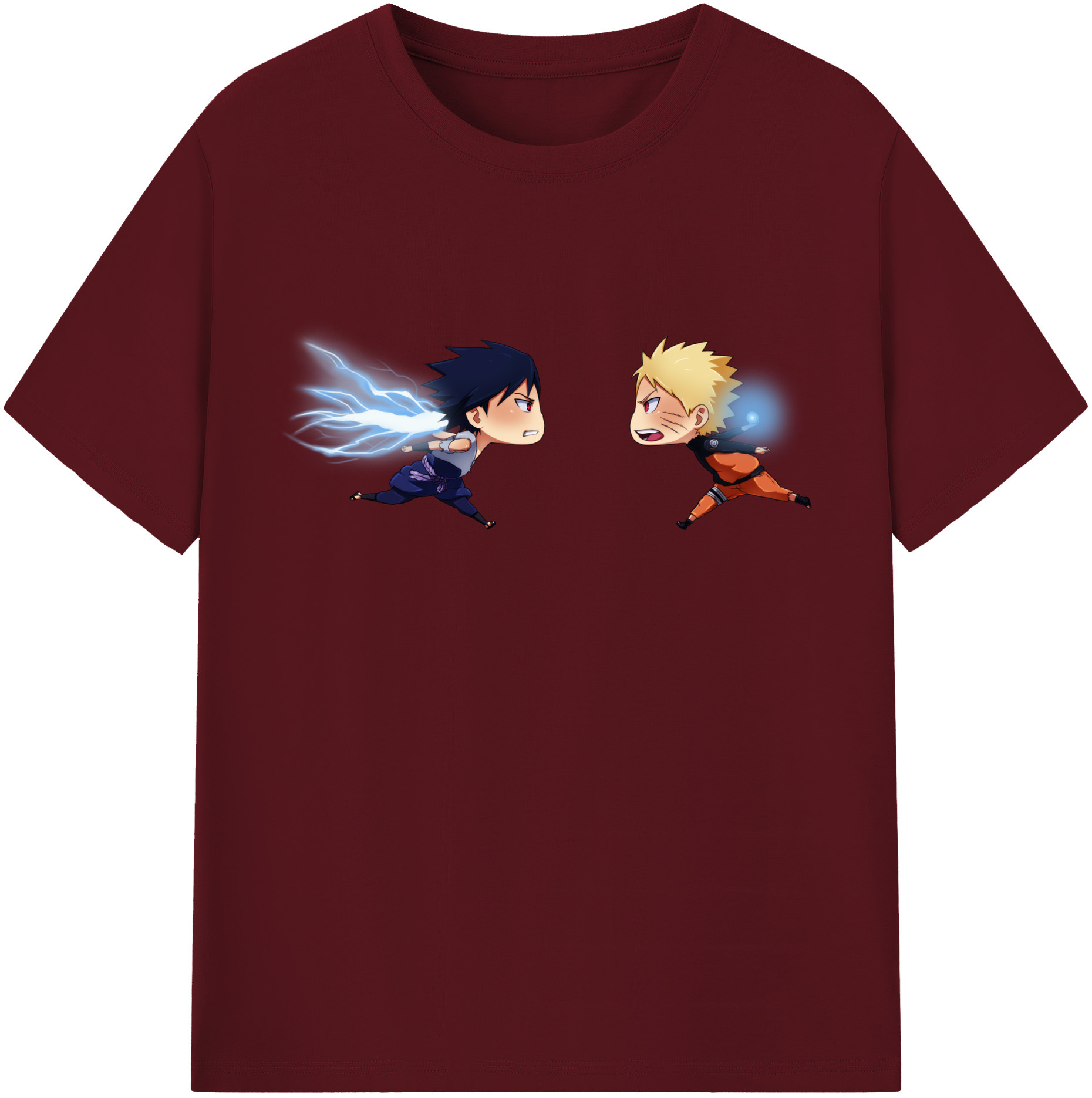 （画像用） NARUTO -ナルト- うずまき ナルト Uzumaki Naruto 綿100％半袖Tシャツ（フロントプリント）